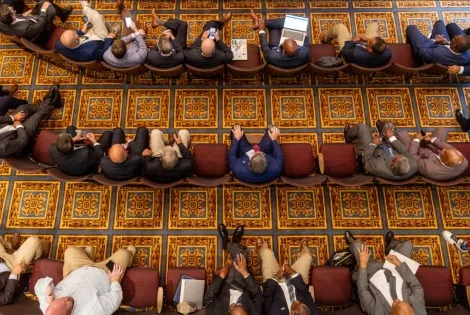 Youth court special session has lawmakers meeting at new, and old, capitol buildings. See photos