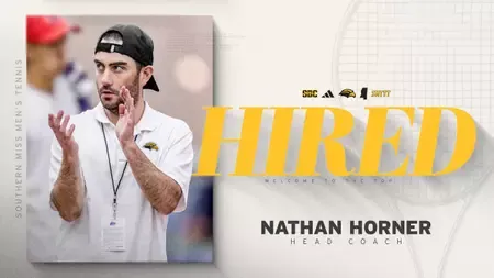 Southern Miss Names Nathan Horner Men's Tennis Coach