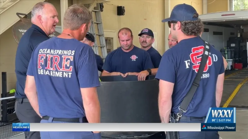 Ocean Springs firefighters prepare for rail emergencies