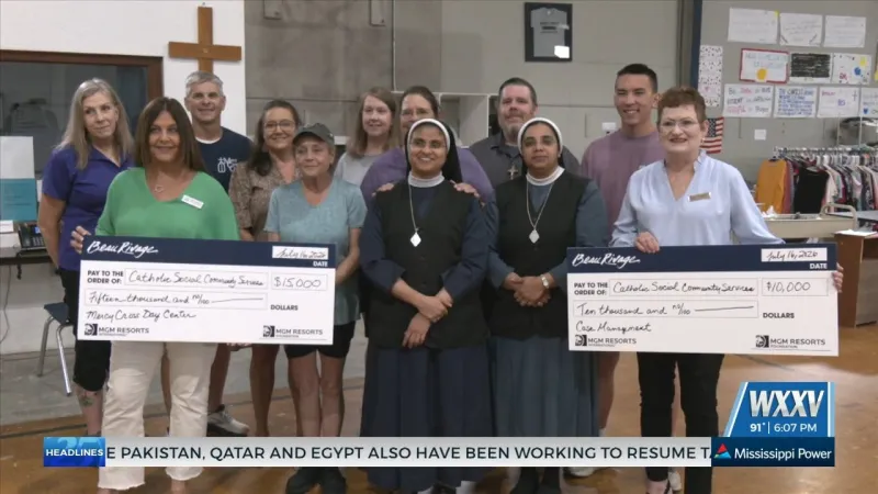 Beau Rivage donates community grants to local organization