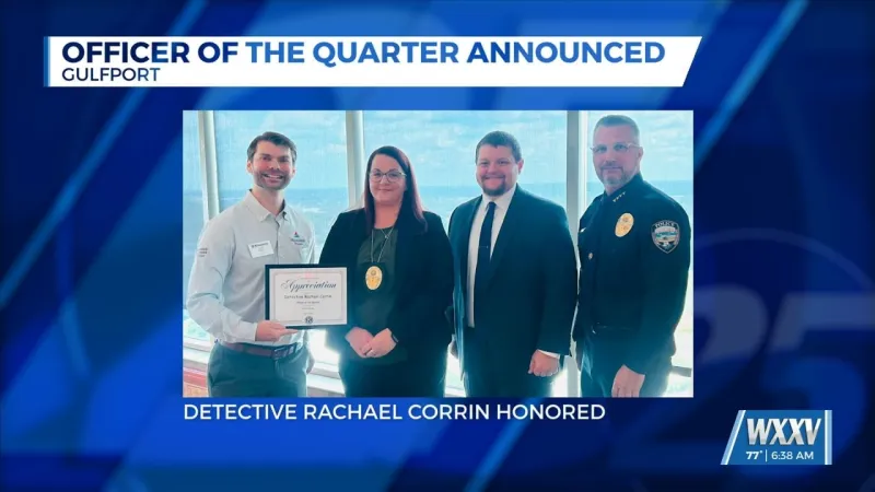 Gulfport Police detective named Kiwanis Officer of the Quarter