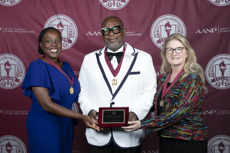 Dr. Audwin Fletcher inducted as Fellow of American Assn. of Nurse Practitioners