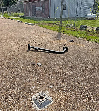 Damage discovered at Calhoun County Airport