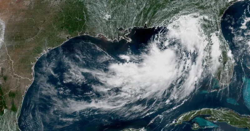 Tropical depression edges toward US Gulf Coast nearing tropical storm strength, forecasters say