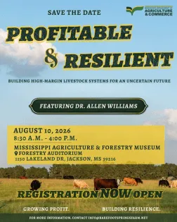 MDAC to Host Workshop for Farmers and Ranchers on Building High-Margin Livestock Systems