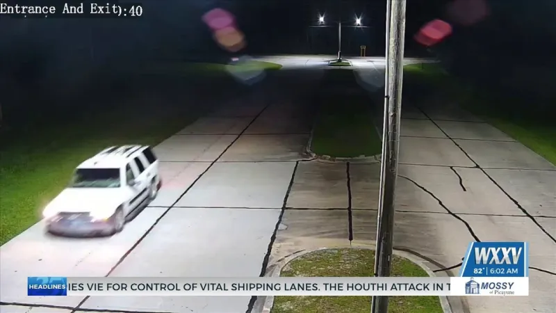 White Chevy Tahoe sought after dump trailer and equipment stolen in Hancock County