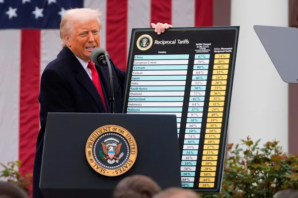 Trump imposes double-digit tariffs on dozens of countries as his 10% levies are set to expire Friday