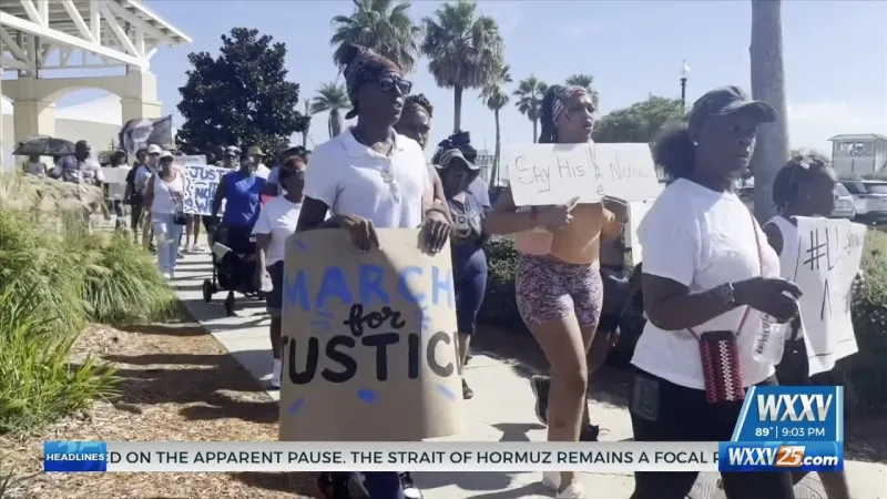 Demonstrators call for answers in Nolan Wells death investigation