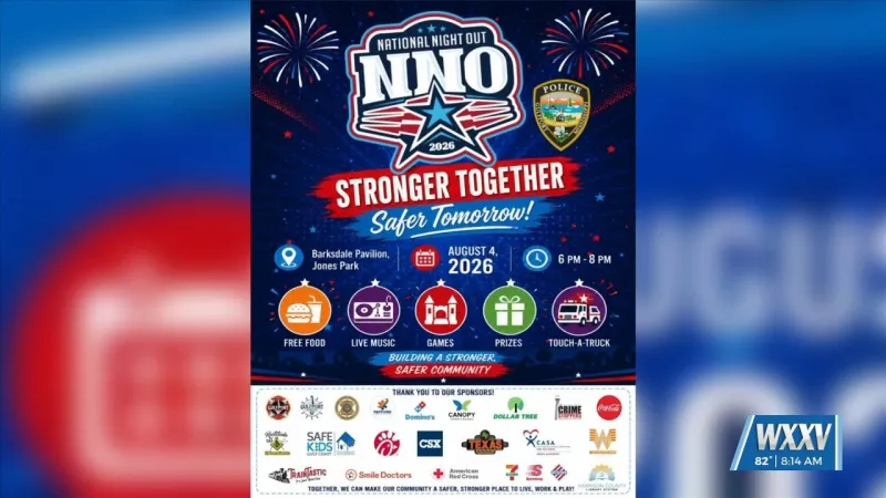 Gulfport Police Department invites community to National Night Out event