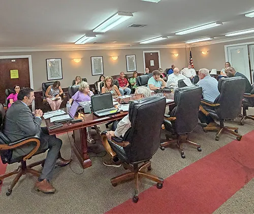 School board opts for commercial janitorial service for schools; listens to capital improvement project updates