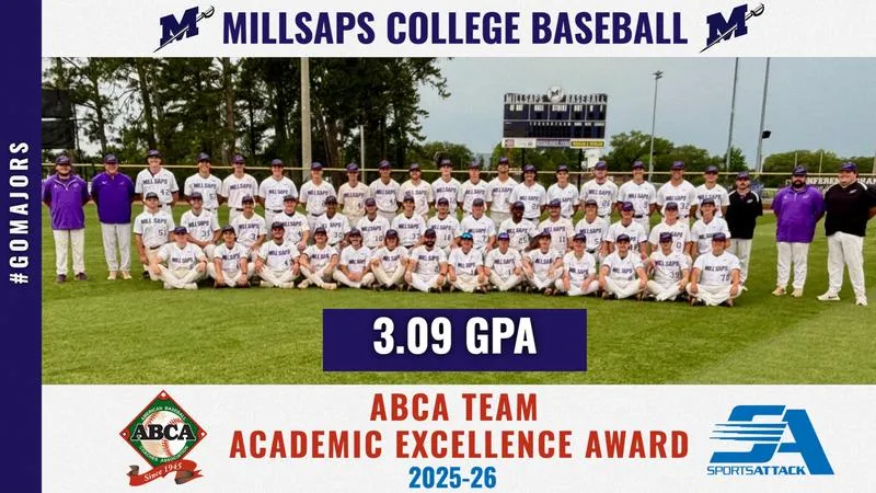 Baseball Garners 2025-26 ABCA Team Academic Excellence Award