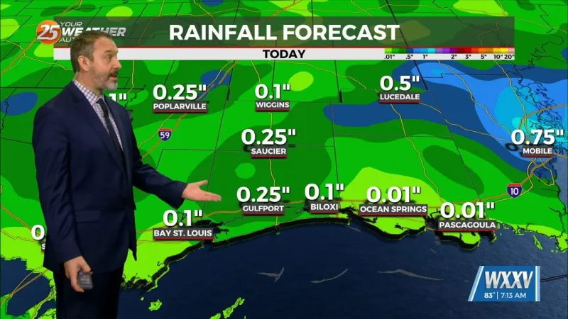 07/30 Ryan's "Slightly Cooler & Wetter" Thursday Morning Forecast