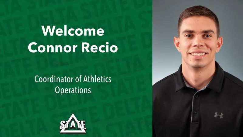 Delta State Athletics Names Connor Recio Coordinator of Athletics Operations