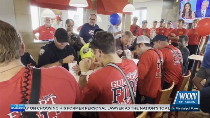 Gulfport first responders compete in Blizzard Battle to benefit Manning Family Children's Hospital