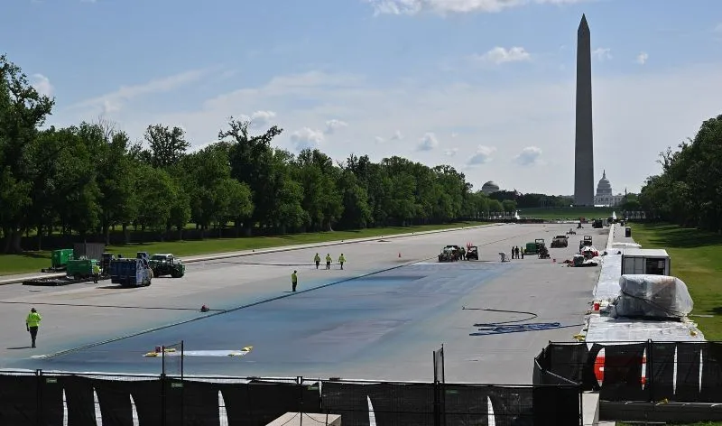 DOJ moves to drop charges against former Olympian for vandalizing reflecting pool in DC- National & International News