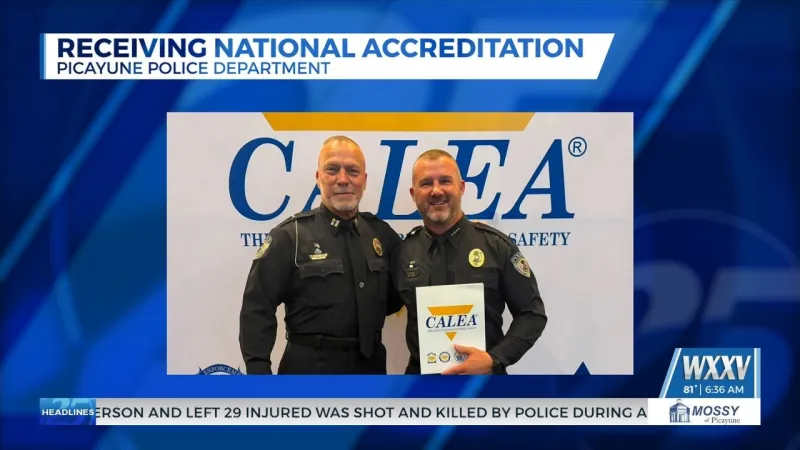 Picayune Police Department achieves national accreditation