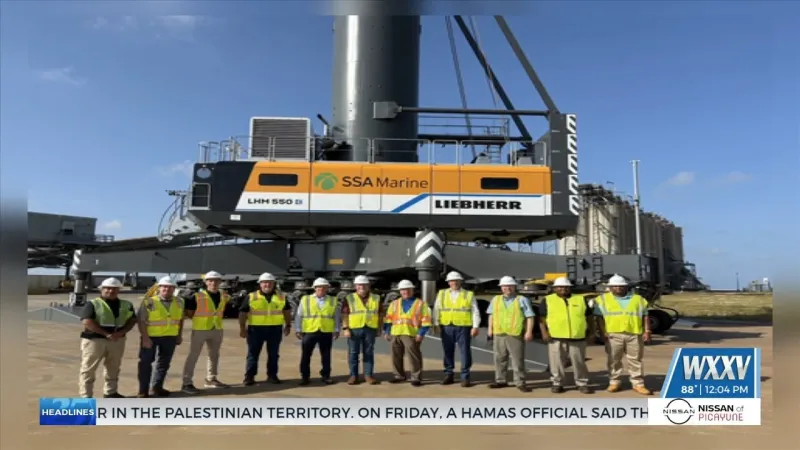 New electric crane to be installed at Port of Gulfport