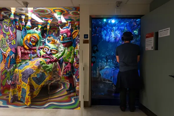 How artists transformed a former hospital in Los Angeles to examine human emotions