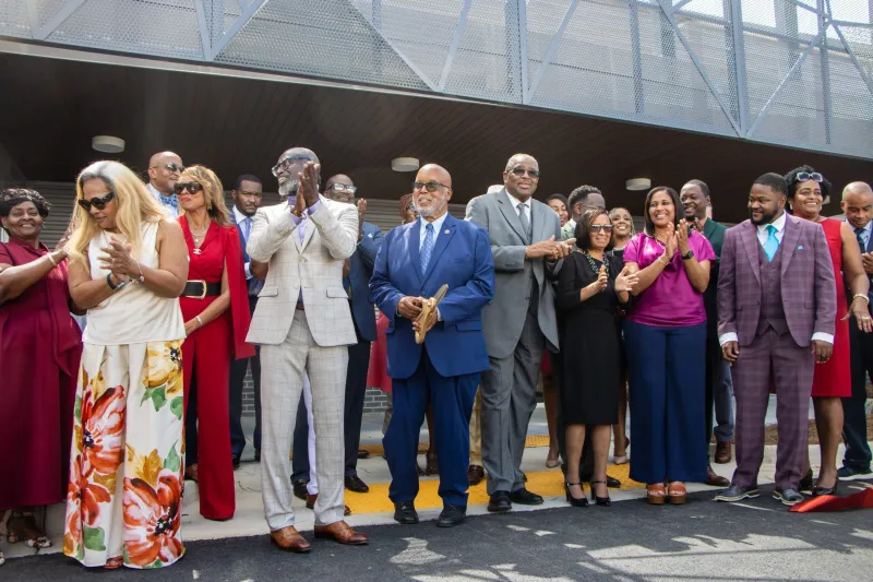 GALLERY -- Community leaders, elected officials, healthcare partners and residents gathered to celebrate the grand opening and ribbon cutting of the new Congressman...