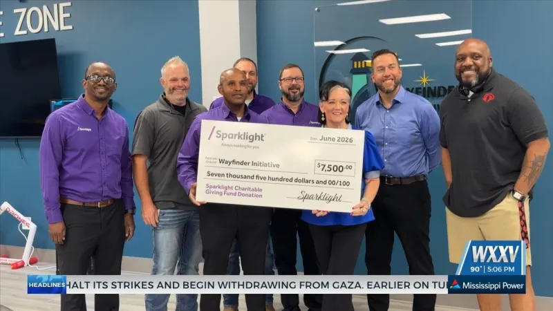 Sparklight donating to nonprofits across South Mississippi
