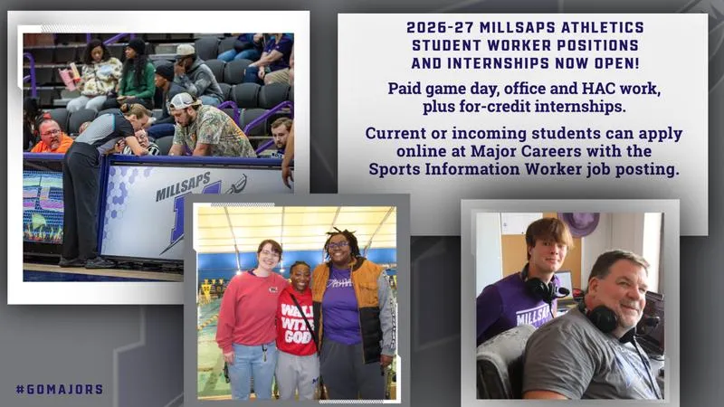 2026-27 Millsaps Athletics Student Worker Positions and Internships Now Live