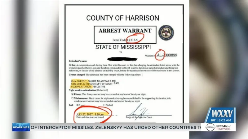 Harrison County Sheriff's Office warns residents of arrest warrant scam