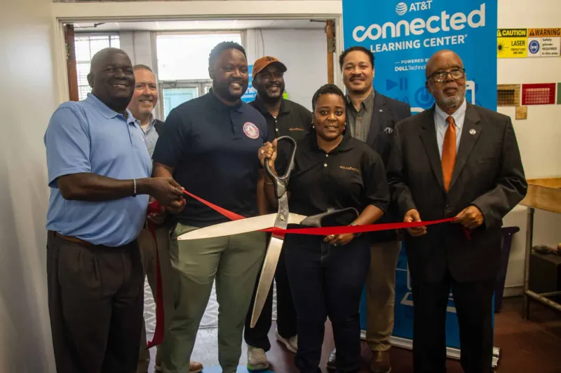 AT&T opens Connected Learning Center at The Bean Path to help bridge the digital divide
