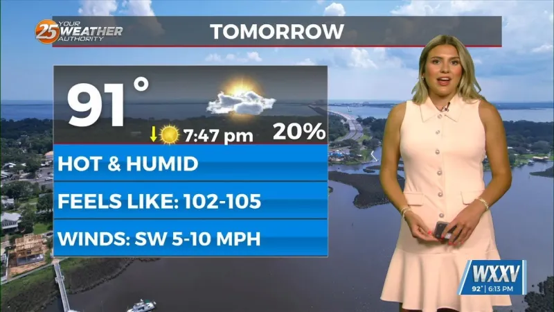 8/6- Brynne's Warm Thursday Night Forecast