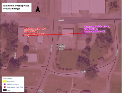 Officials approve relocation of Mathiston voting precinct