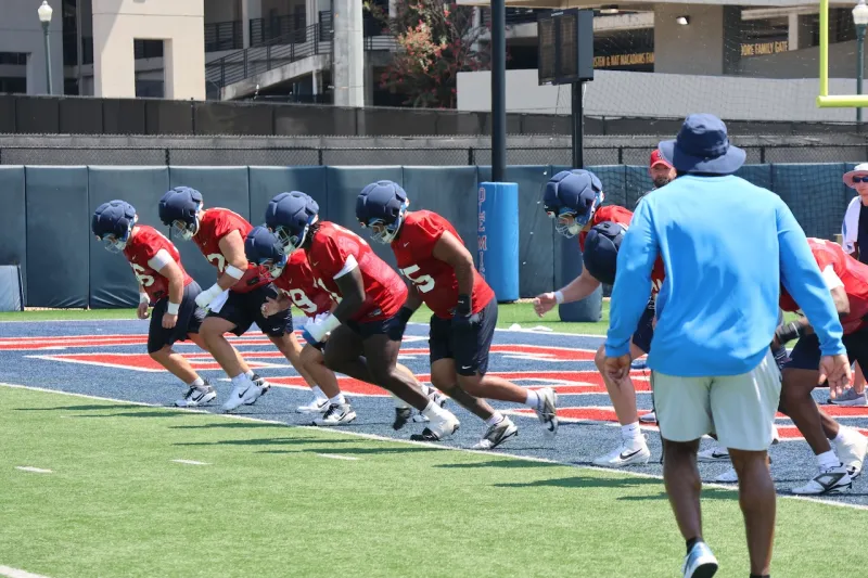 Adversity and offensive line battles: Ole Miss Football begins fall camp