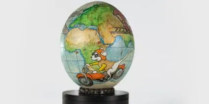 Hattiesburg Pocket Museum Gets "SHELLSHOCKED" with Return of Popular Ostrich Egg Art Exhibition