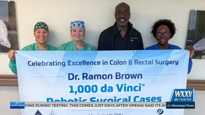 Singing River Health System doctor marks 1,000 robotic procedure