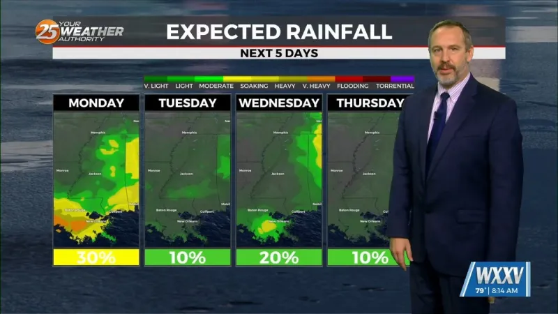 08/10 Ryan's "Wettest" Monday Morning Forecast