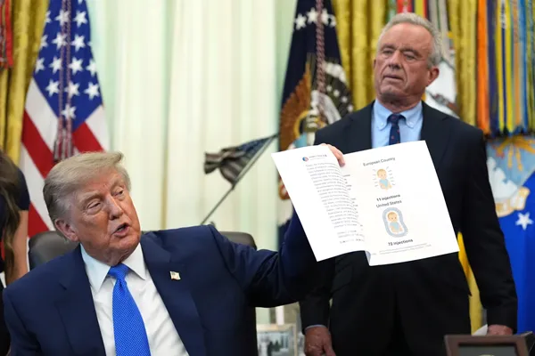 President Trump signs executive order calling for spacing out childhood shots