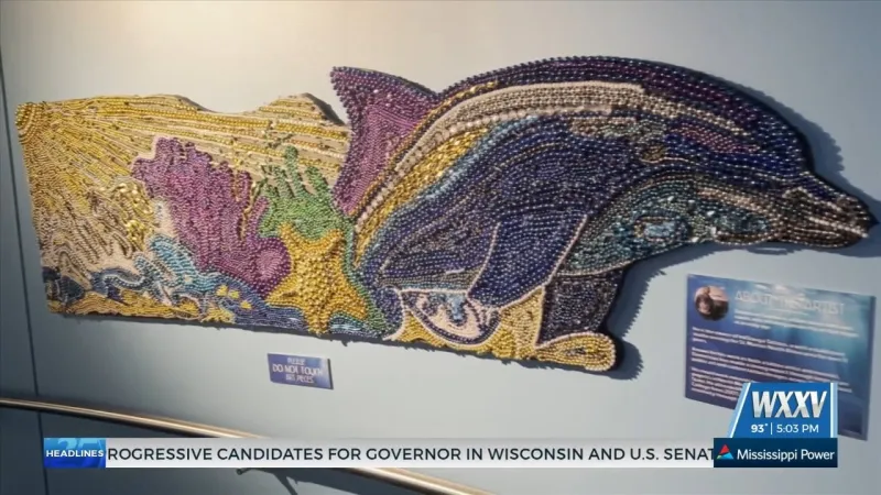 'Toxic Beauty' exhibit at Mississippi Aquarium highlights the impact of ocean plastic pollution