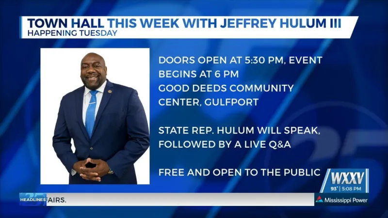 Democratic Congressional Candidate Jeffrey Hulum III to speak at town hall