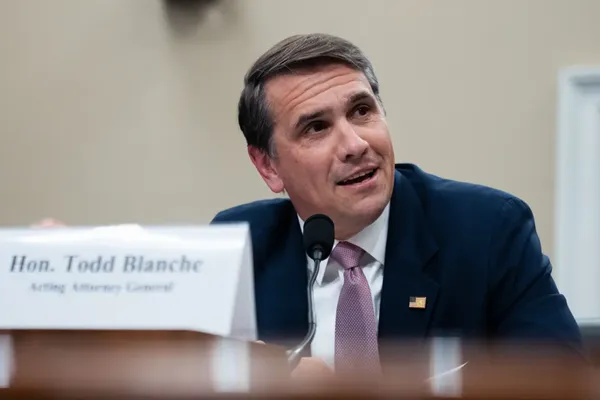 Todd Blanche is sworn in as attorney general after bruising confirmation fight