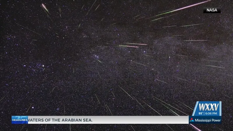 Perseid Meteor Shower 2026: Best viewing times for South Mississippi stargazers