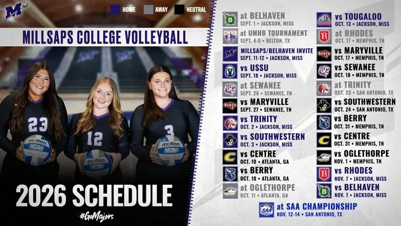 Volleyball Finalizes Anticipated 28-Match Schedule