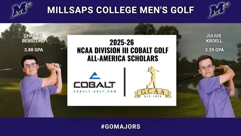 Major Duo Named to 2025-26 NCAA Division III Cobalt Golf All-America Scholars Team