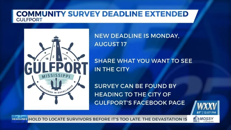 Gulfport community survey deadline extended