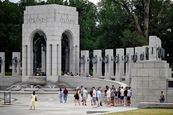 Suspect arrested in World War II Memorial vandalism in Washington, Pirro says