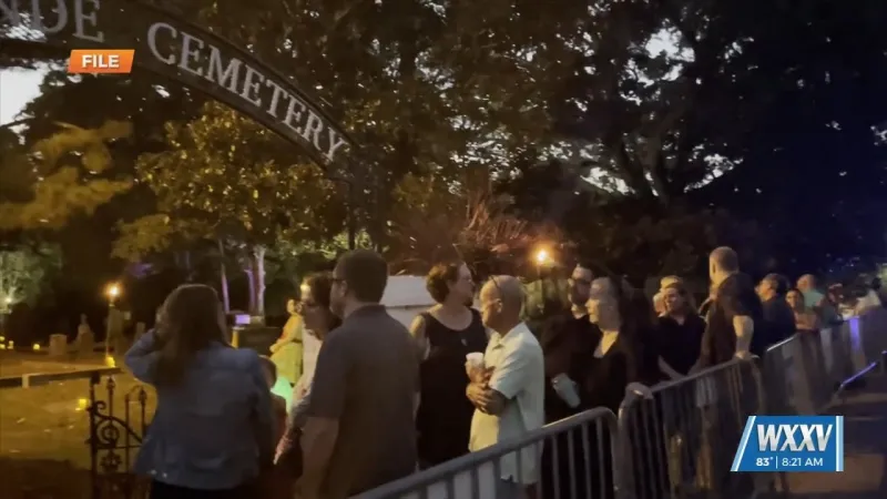Mary C. hosting auditions for Ocean Springs Cemetery Tour