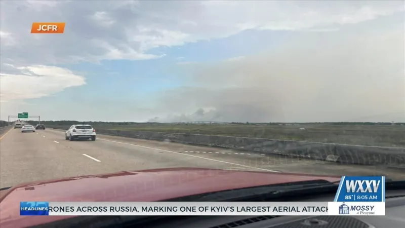 Bayou Cumbest woods fire under control, smoke expected to linger Monday