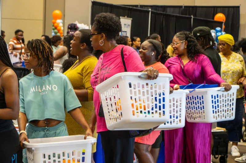 GALLERY -- The Baby Bloom Community Baby Shower & Job Fair brought expecting mothers, families, community organizations and employers together at the Jackson Convention...