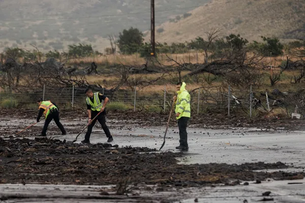 Muddy cleanup ahead as Tropical Storm Lala moves west of Hawaii