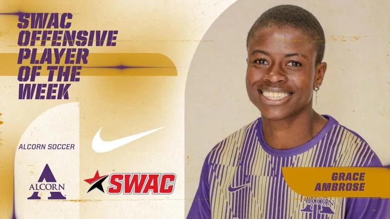 Ambrose Earns SWAC Weekly Honors