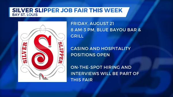 Silver Slipper Casino hosting job fair this week