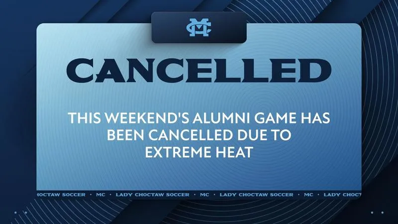 Women's Soccer: Mississippi Christian Women's Soccer Alumni Game Canceled Due to Extreme Heat