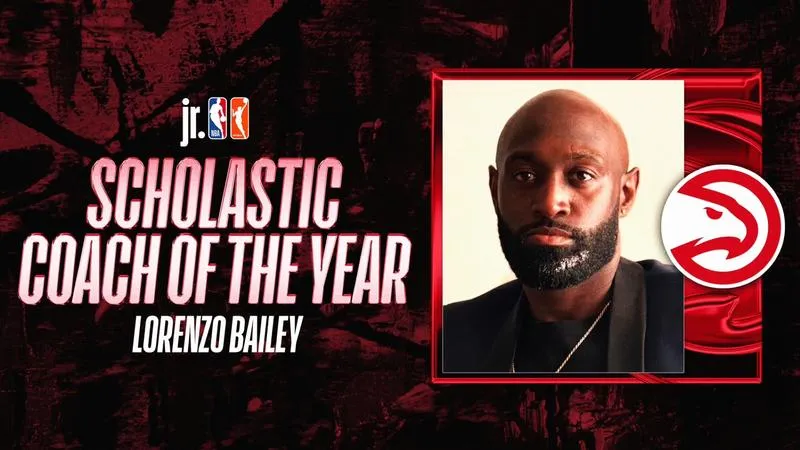 Men's Basketball Alum Lorenzo Bailey Named Jr. NBA/Jr. WNBA Scholastic Coach of the Year
